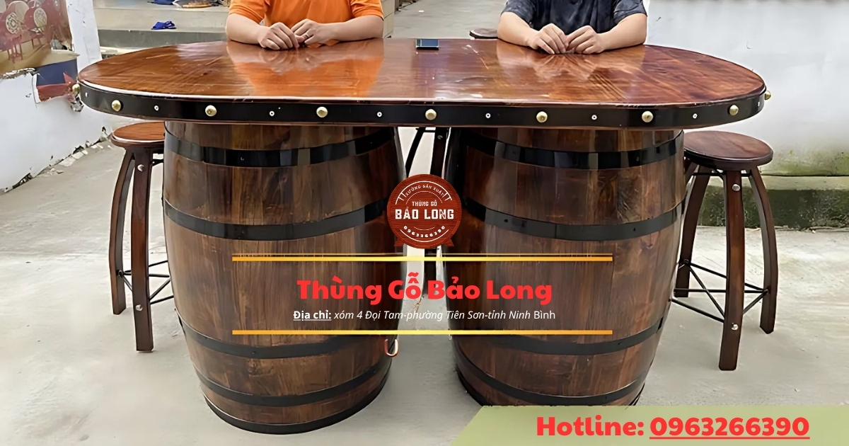Khám phá sức hấp dẫn của Thiết kế nội thất với thùng gỗ sồi – Sự hòa quyện giữa vẻ đẹp tự nhiên và sáng tạo