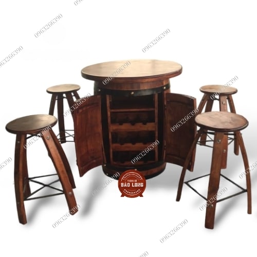 5 Ý tưởng Trang Trí Hầm Rượu (hoặc Phòng Khách) Đẳng Cấp Với Thùng Gỗ Sồi 50L Và Thùng Gỗ Sồi 100L